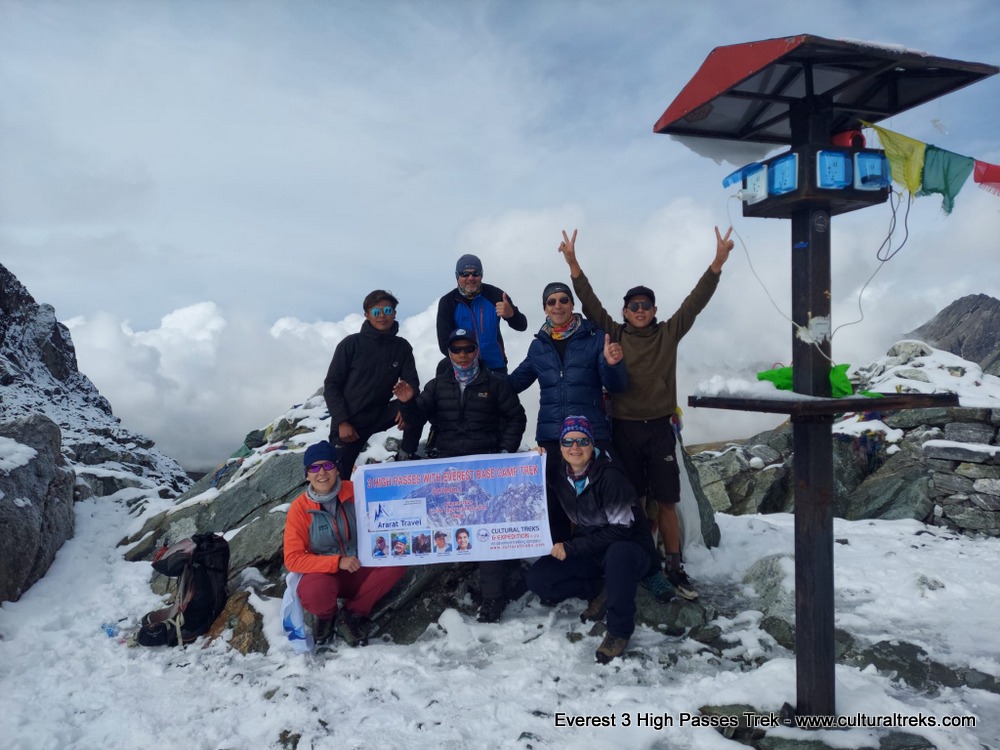 Everest Three High Passes Trek