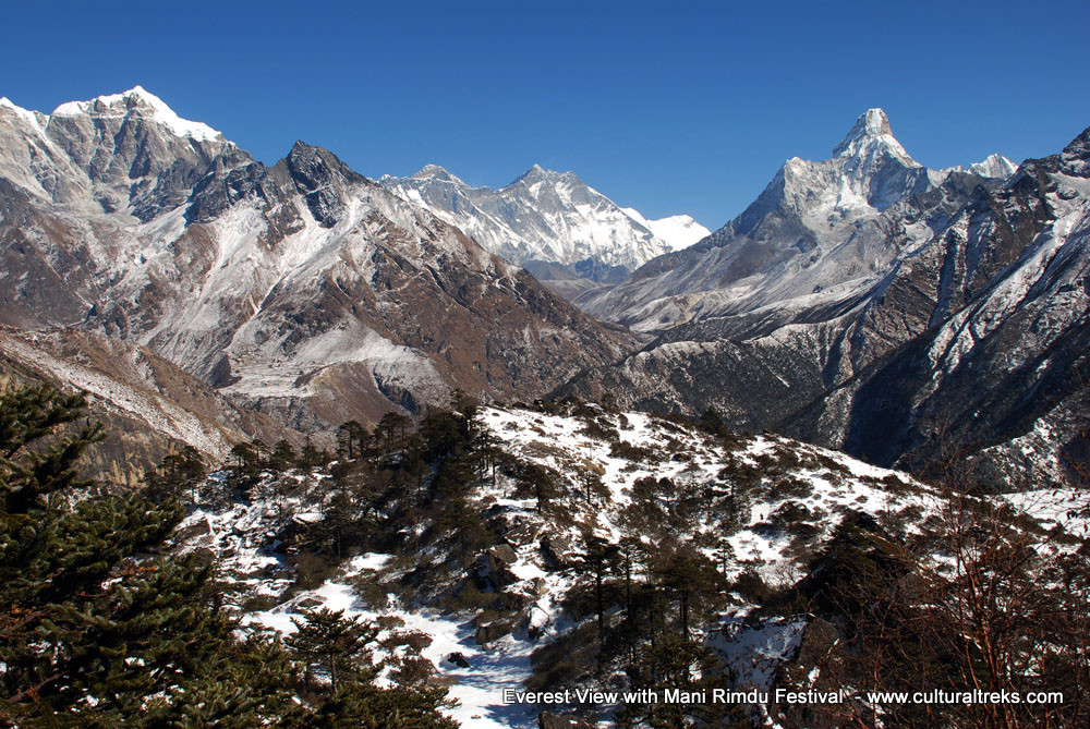 Everest View with Mani Rimdu festival Trek