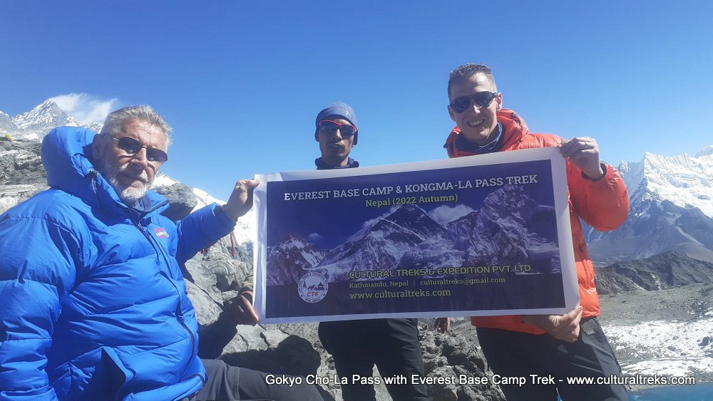 Gokyo Lake, Cho-la Pass with Everest Base Camp Trekking