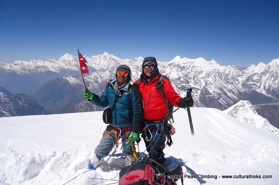Larkya Peak Climbing - Manaslu Region