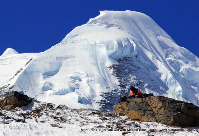 Mera Peak, Sherpani Col with Makalu Base Camp