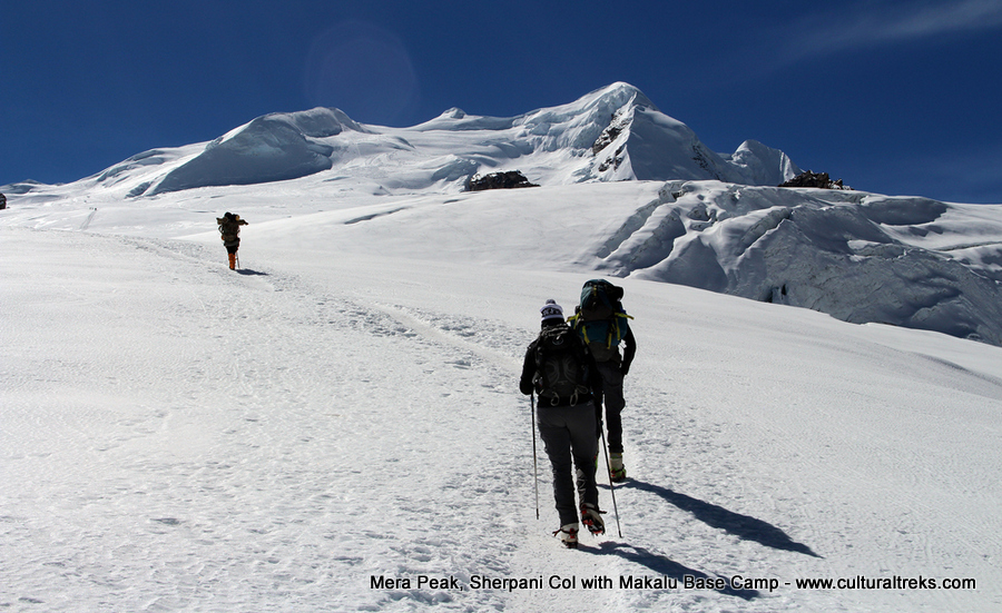 Mera Peak, Sherpani Col with Makalu Base Camp