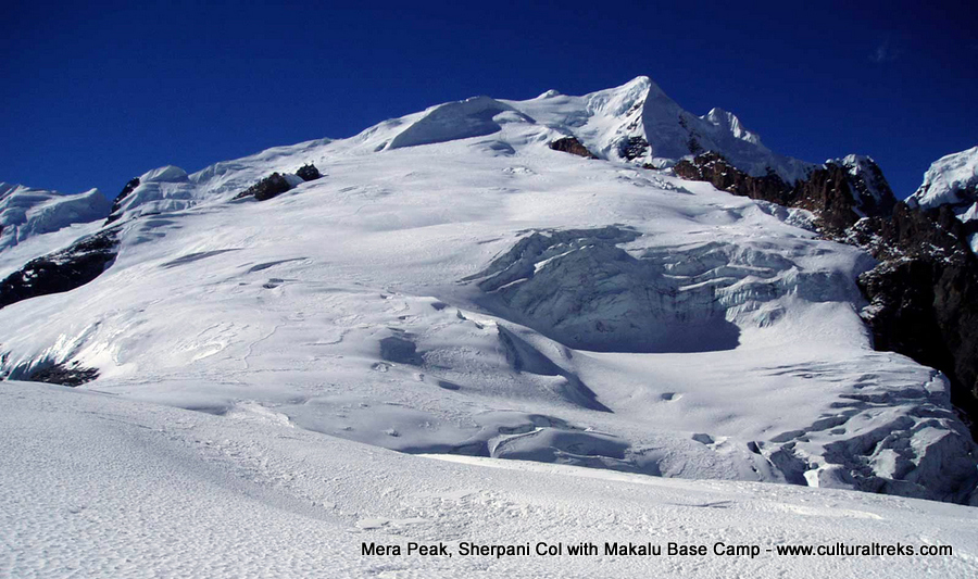 Mera Peak, Sherpani Col with Makalu Base Camp
