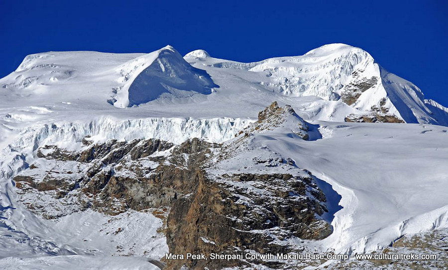 Mera Peak, Sherpani Col with Makalu Base Camp