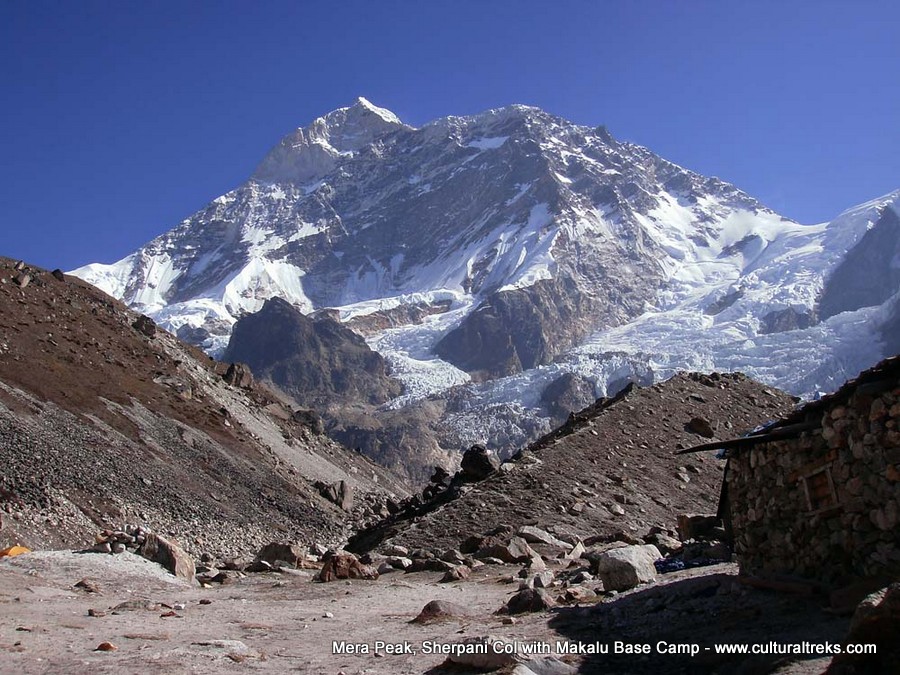 Mera Peak, Sherpani Col with Makalu Base Camp
