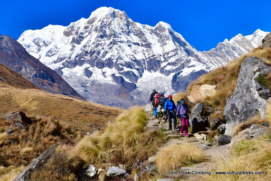 Tent Peak Climbing - Annapurna South Base Camp