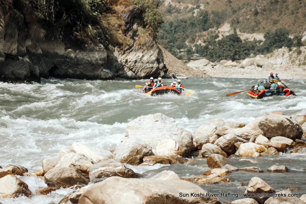 Sun Koshi River Rafting Trips