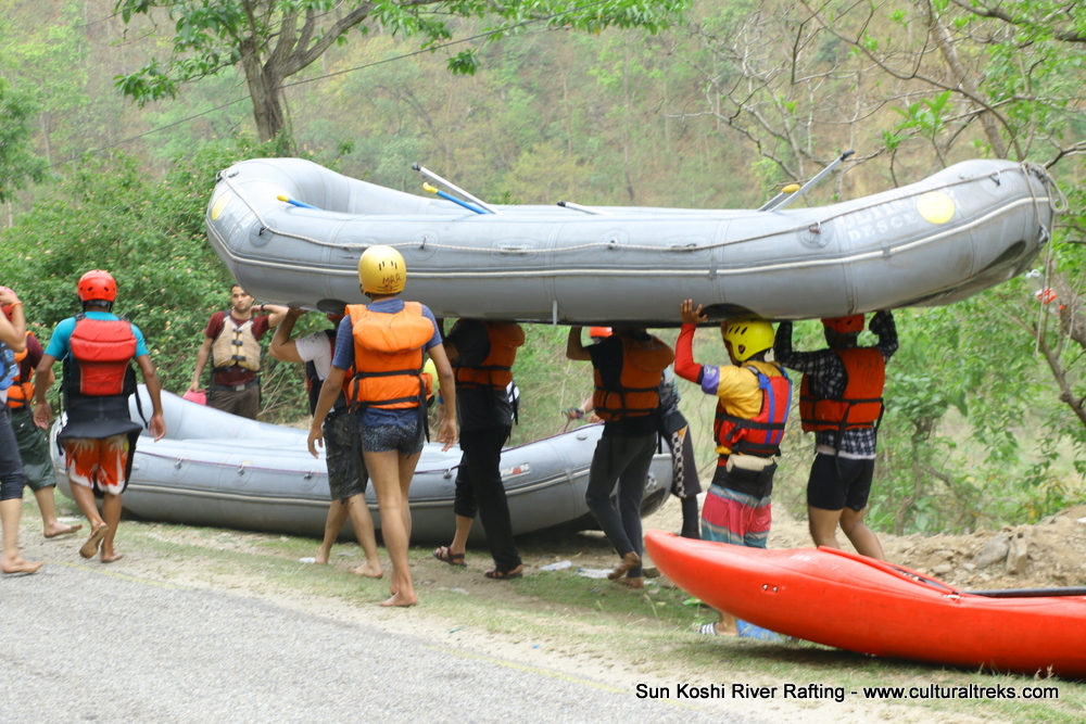 Sun Koshi River Rafting Trips