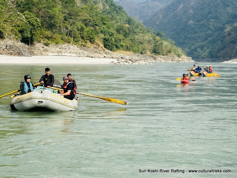 Sun Koshi River Rafting Trips