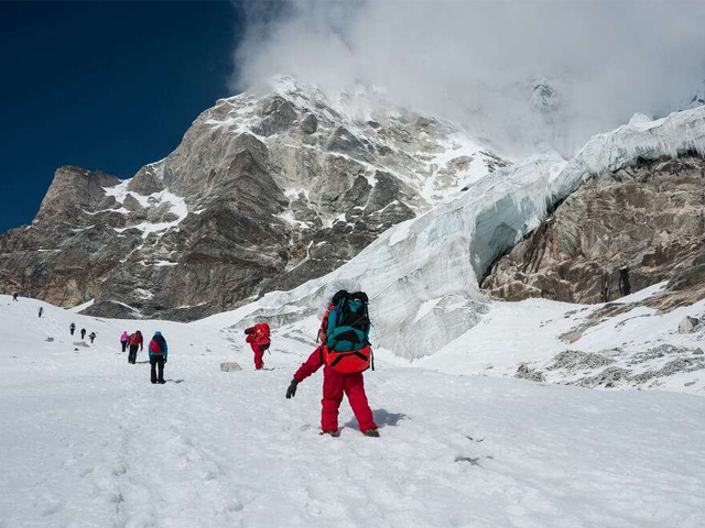 Tashi Lapcha with Nangpa La High Passes